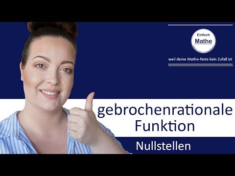 Cover: Gebrochenrationale Funktion | Nullstellen bestimmen by einfach mathe! - YouTube