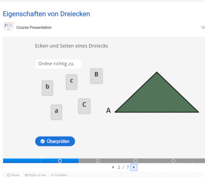 Cover: Eigenschaften von Dreiecken | ZUM-Apps