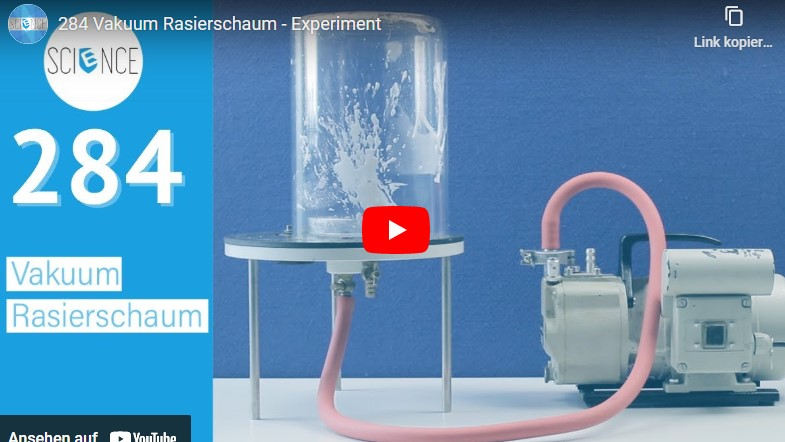 Cover: Vakuum Rasierschaum - Experiment