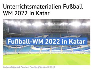 Cover: Fußball-WM 2022 in Katar