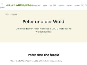 Cover: Peter und der Wald - der Podcast 