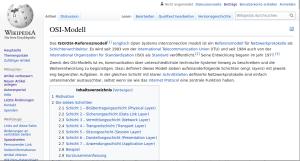 Cover: OSI-Modell bei Wikipedia