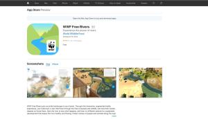 Cover: WWF Free Rivers - App Store