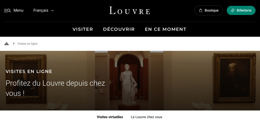 Cover: Le Louvre - Visites en ligne