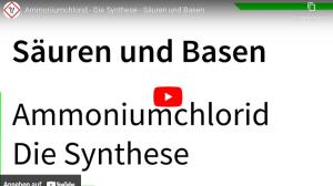 Cover: Ammoniumchlorid - Die Synthese - Säuren und Basen