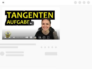 Cover: TANGENTEN Aufgabe Abitur – Tangentengleichung bestimmen, Ableitung mit Parameter - YouTube