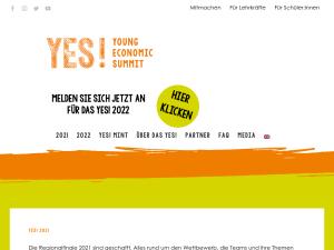 Cover: YES! – Young Economic Summit – Deutschlands größter Schülerwettbewerb im Bereich Wirtschaft