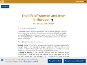 Cover: Das Leben von Männern und Frauen in Europa